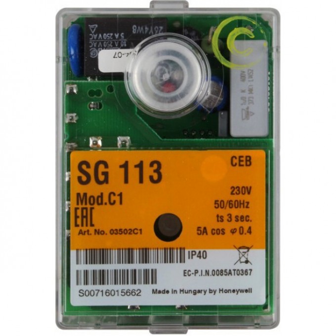 Блок управления горением HONEYWELL SG 113 HL-0321 Блок управления горением HONEYWELL SG 113 HL-0321