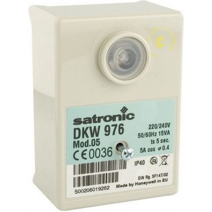 Блок управления горением Satronic DKW 976 Mod. 5 HONEYWELL HL-0571 Блок управления горением Satronic DKW 976 Mod. 5 HONEYWELL HL-0571