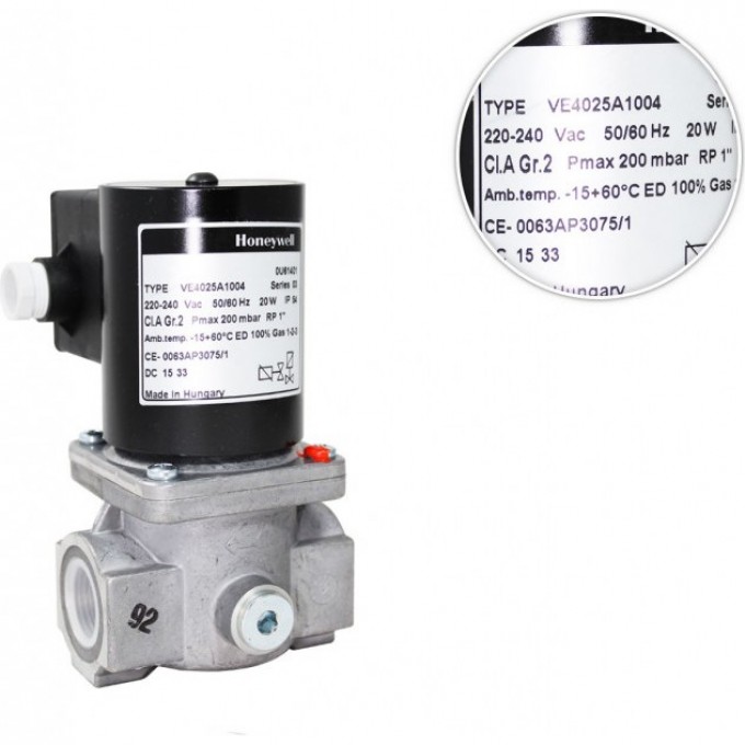 Газовый клапан HONEYWELL VE4025 HL-0441 Газовый клапан HONEYWELL VE4025 HL-0441