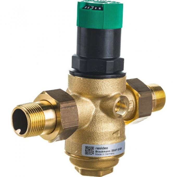 Клапан понижения давления на горячую воду HONEYWELL D06F-3/4''B диапазон регулировки 1.5-6 атм D06F-3/4B Клапан понижения давления на горячую воду HONEYWELL D06F-3/4''B диапазон регулировки 1.5-6 атм D06F-3/4B