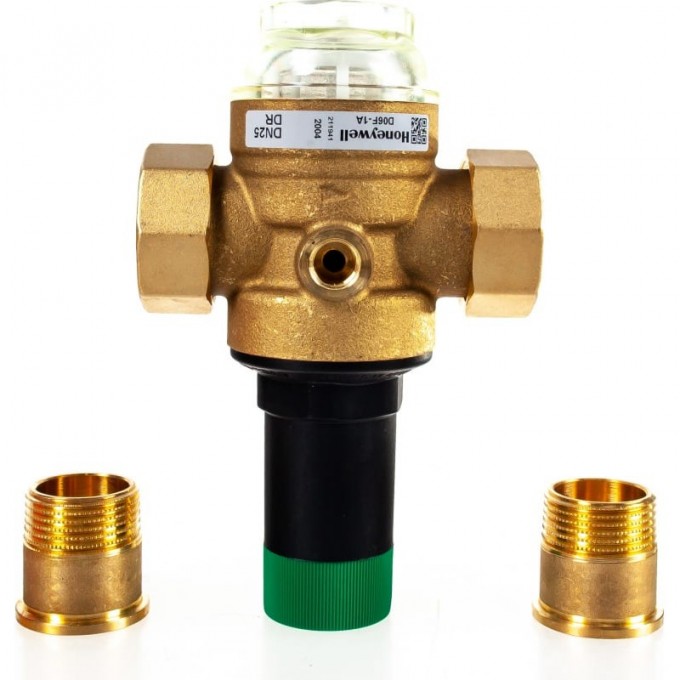 Клапан понижения давления на холодную воду HONEYWELL D06F-1"A диапазон регулировки 1.5-6 атм\ D06F-1A Клапан понижения давления на холодную воду HONEYWELL D06F-1"A диапазон регулировки 1.5-6 атм\ D06F-1A