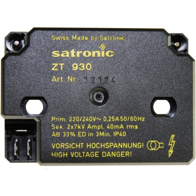 Трансформатор розжига Satronic ZT 930 HONEYWELL HL-0816 Трансформатор розжига Satronic ZT 930 HONEYWELL HL-0816