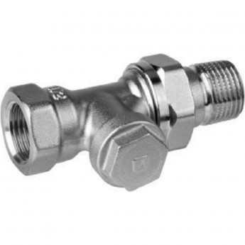 Вентиль для радиатора HONEYWELL HOME V2440E0020 3/4 прямой, нижний, никелированная бронза, конус, Kvs 7.0 Вентиль для радиатора HONEYWELL HOME V2440E0020 3/4 прямой, нижний, никелированная бронза, конус, Kvs 7.0