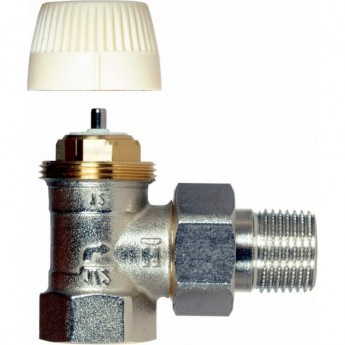 Вентиль для радиатора HONEYWELL HOME V2000EVS20 3/4 угловой, под термоголовку, никелированная латунь, конус, Kvs 0.72 Вентиль для радиатора HONEYWELL HOME V2000EVS20 3/4 угловой, под термоголовку, никелированная латунь, конус, Kvs 0.72